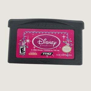 Vintage Disney Princess Nintendo Game Boy Advance GBA 2003 THQ Authentic